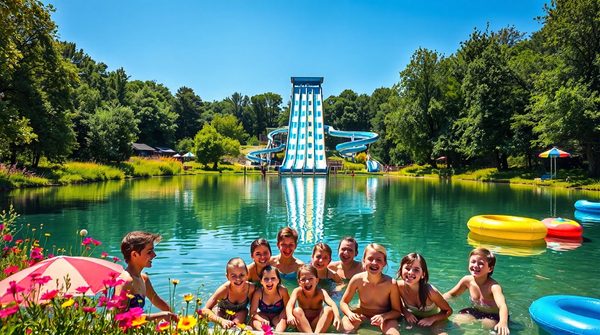 Profitez de l'été : top campings avec parcs aquatiques en france